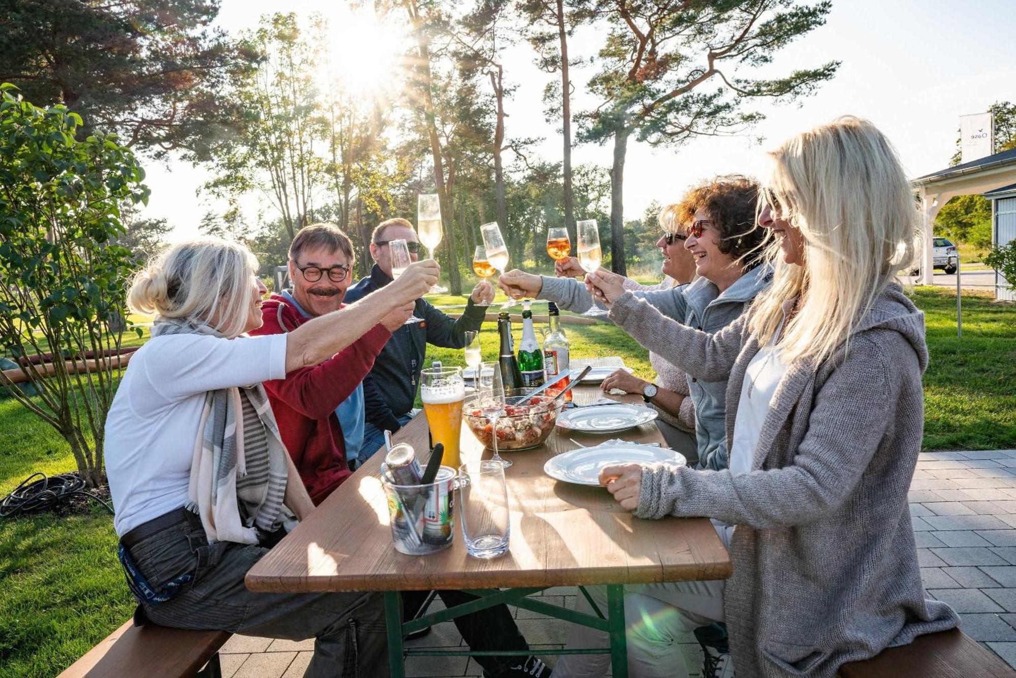 Terrassenwohnung "Inselhain" - Oase Am Haff Garz  Bagian luar foto