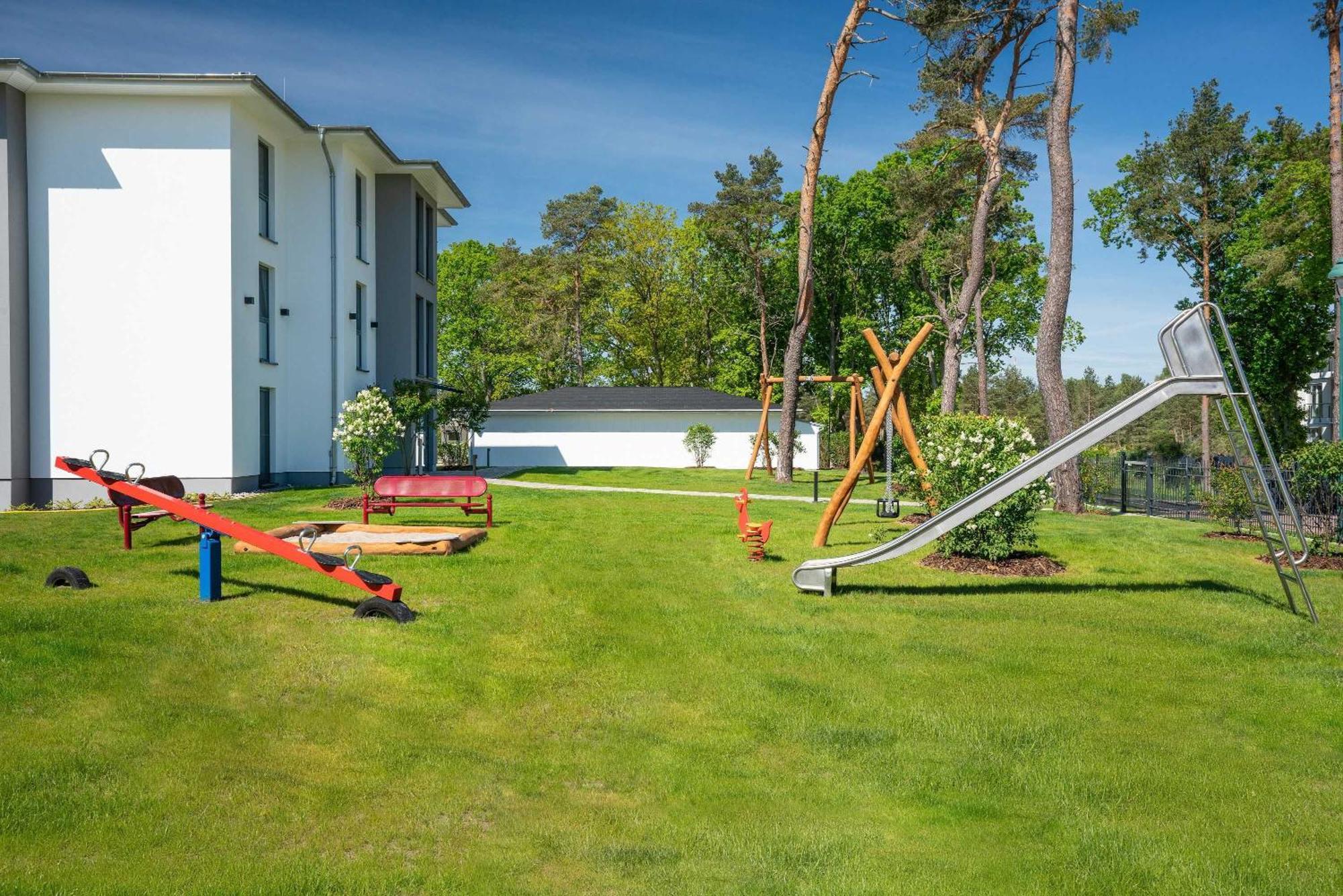 Terrassenwohnung "Inselhain" - Oase Am Haff Garz  Bagian luar foto